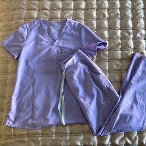 Figs Scrub set Lavender Dew size XS